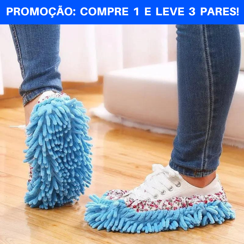 Meias de Limpeza Microfibra - Leve 3 Pares, Pague 1