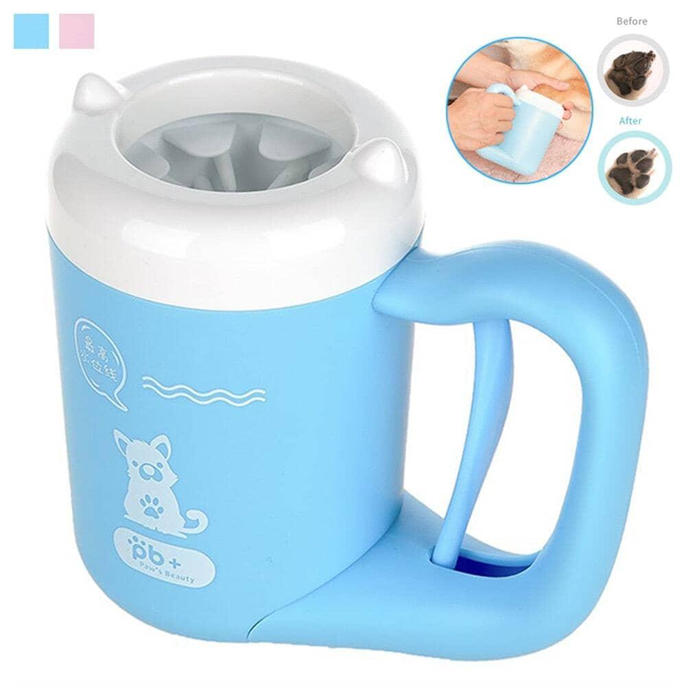 Limpador de Patas Portátil com Gatilho para Pets